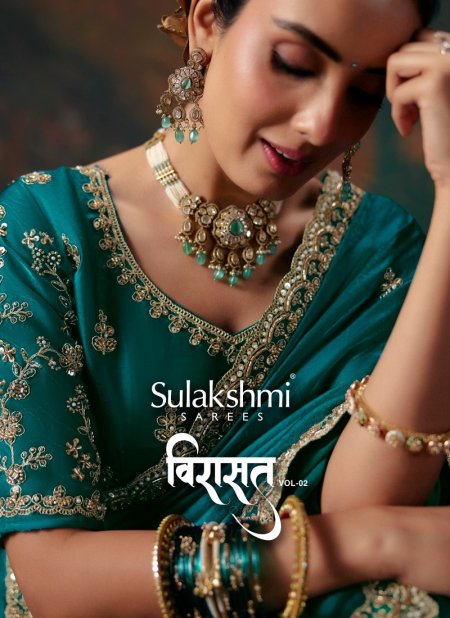 Virasat Vol 02 By Sulakshmi Fancy Fabric Designer Beads Work Saree